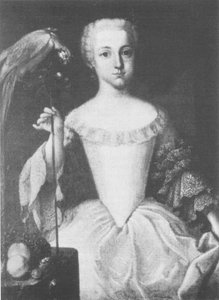 Portret van Franziska Antonia von Falkenstein, geboren Franziska Antonia von Schauenburg (1744-1786) door Unknown